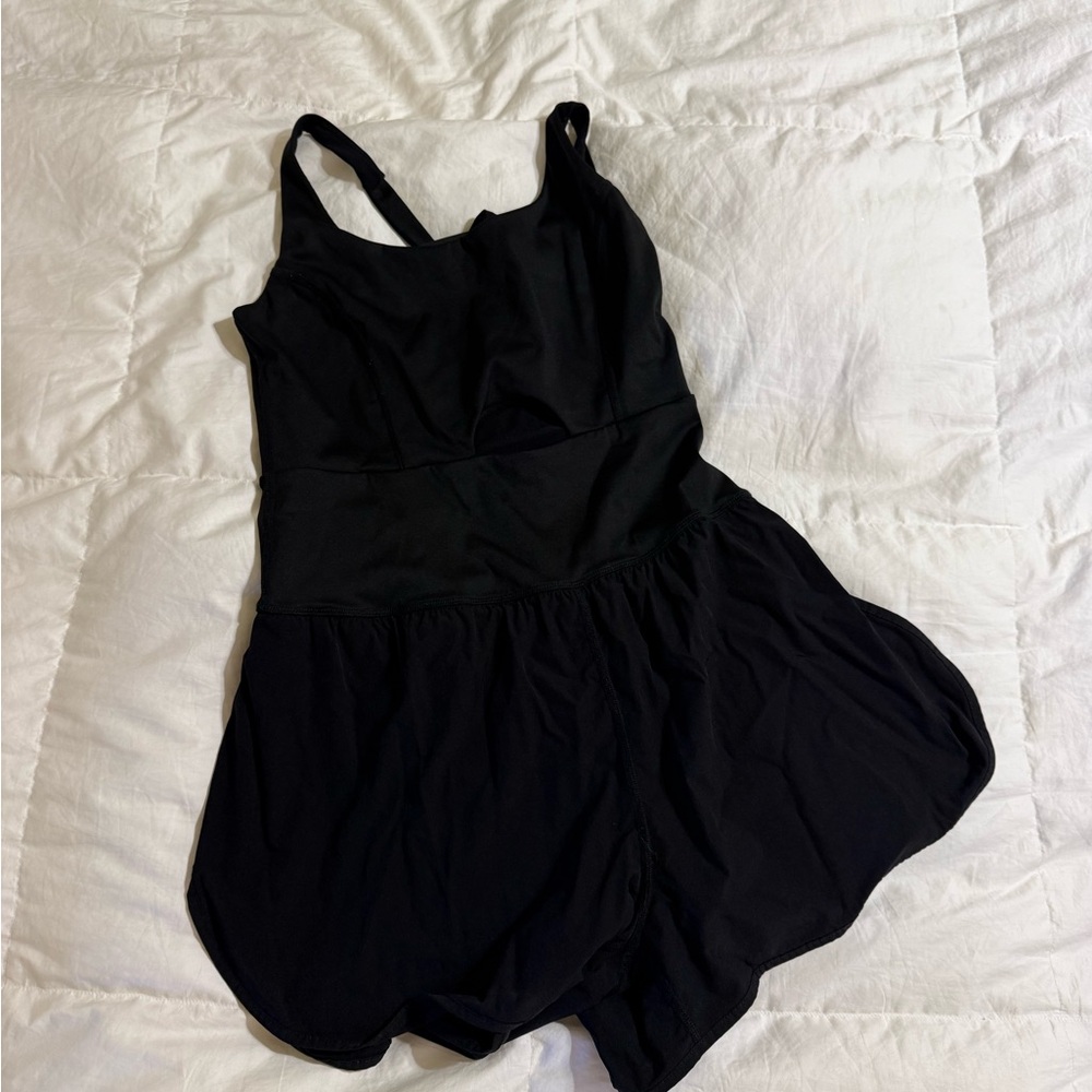 Black Sleeveless Romper